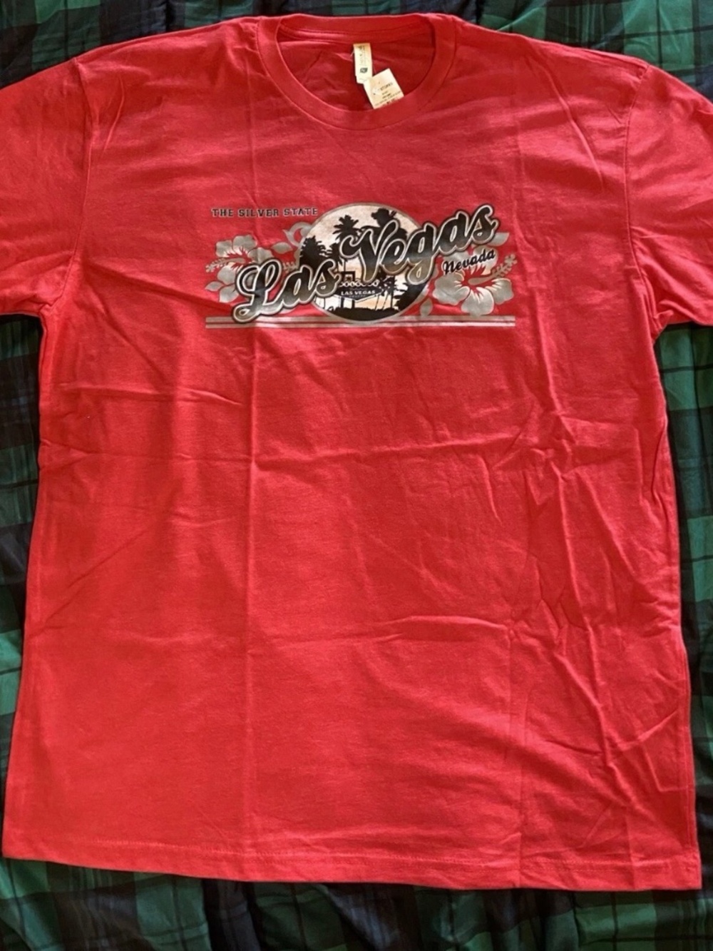 Las Vegas Silver State Graphic T-shirt Men’s Size XL Red